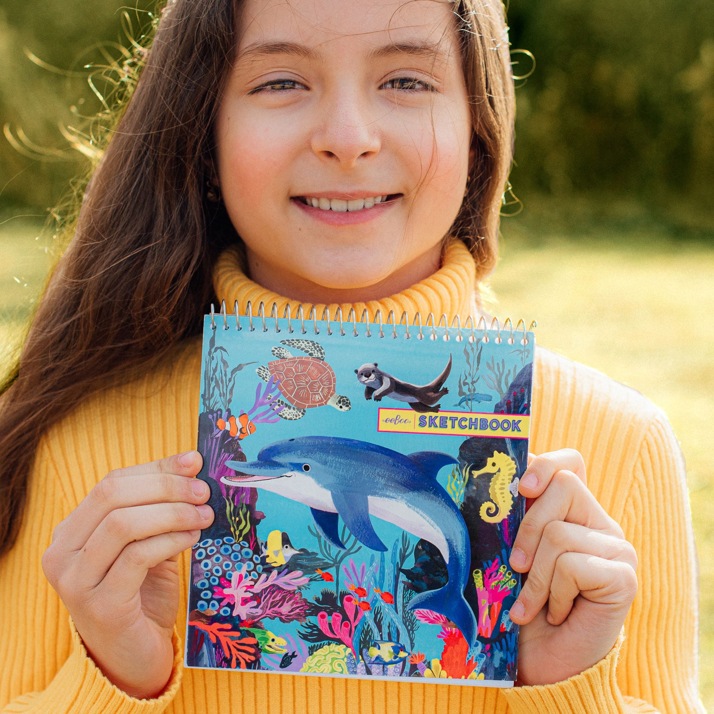 Sea Life Square Sketchbook