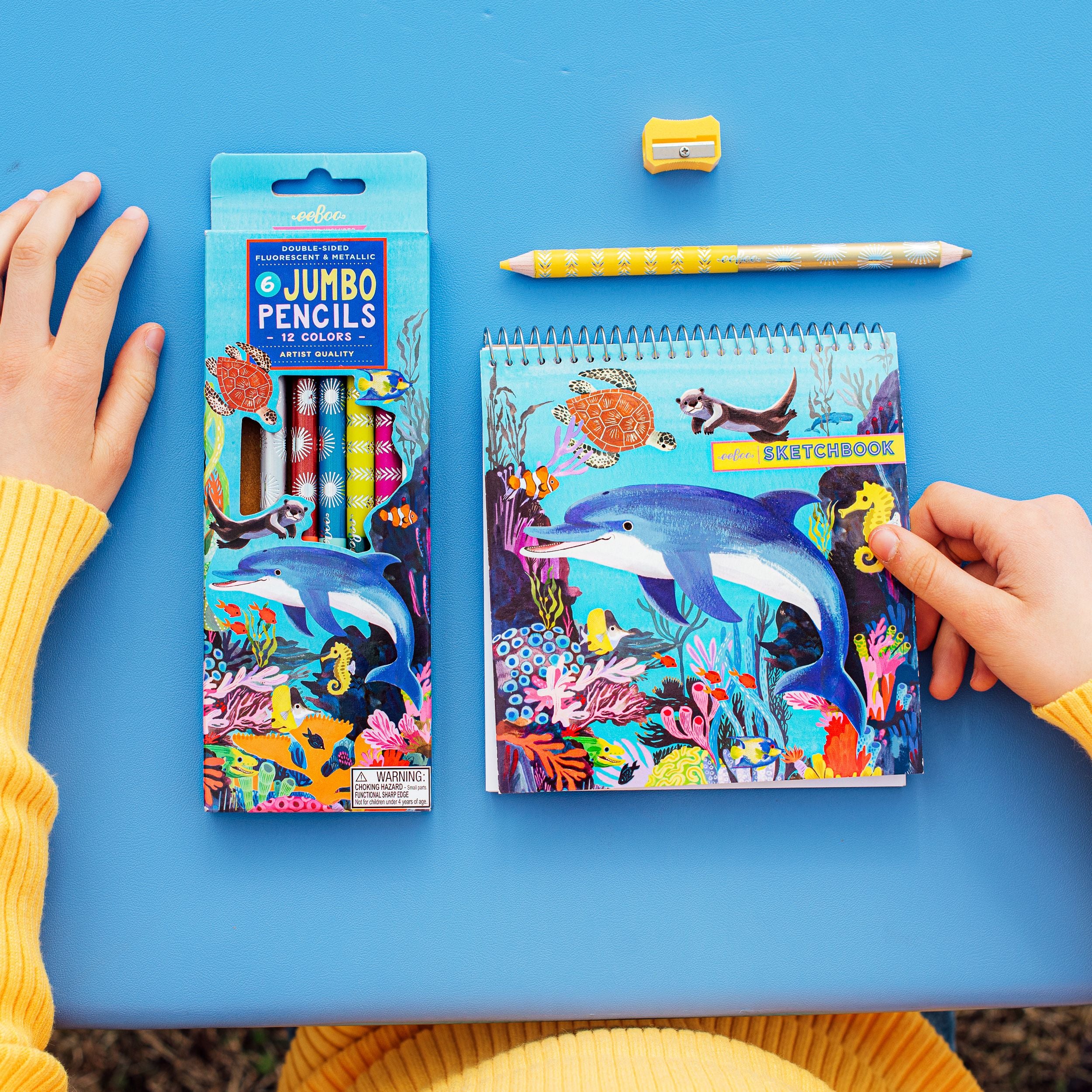 Sea Life Square Sketchbook