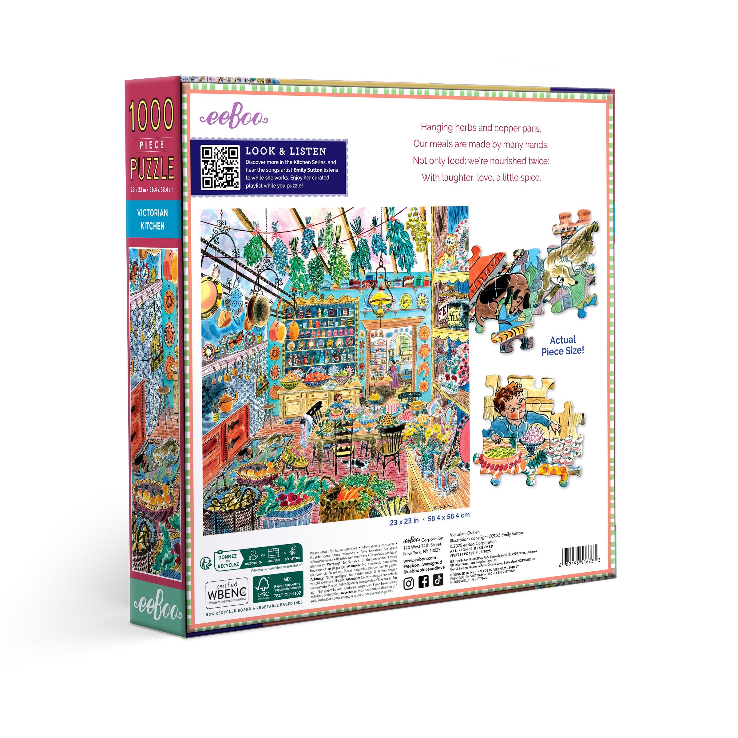Victorian Kitchen 1000 Piece Puzzle
