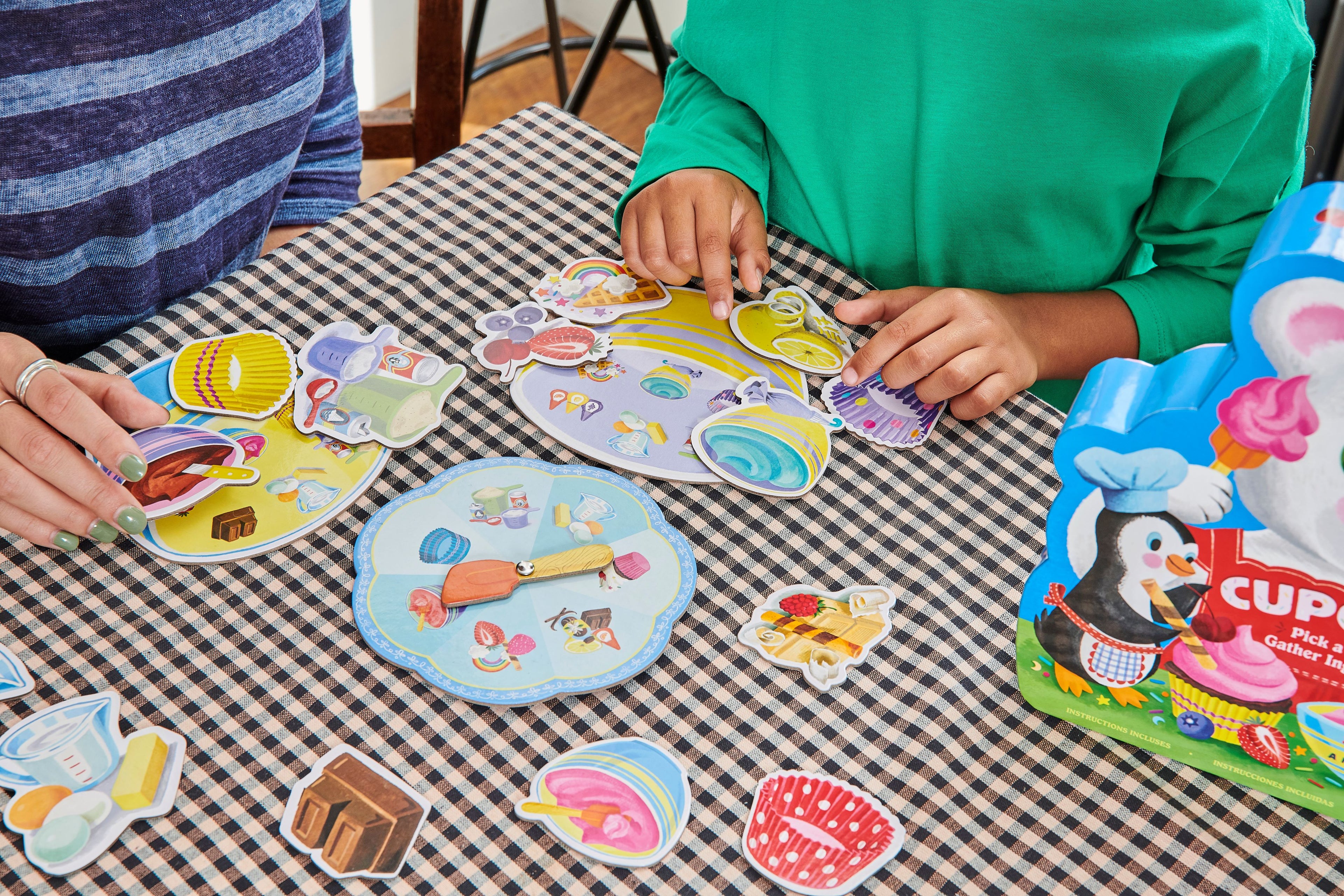 Cupcake Shaped Spinner Game