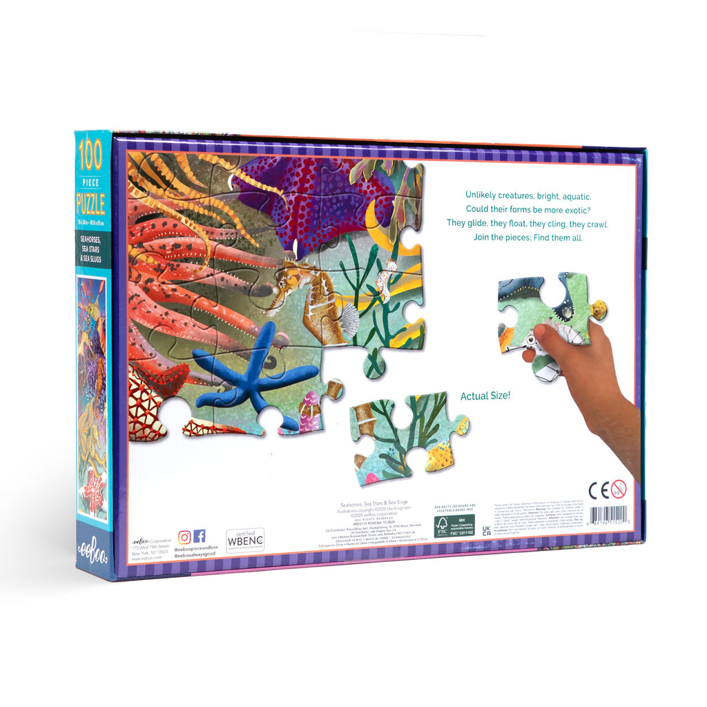 Seahorses, Sea Stars & Sea Slugs 100 Pc Puzzle