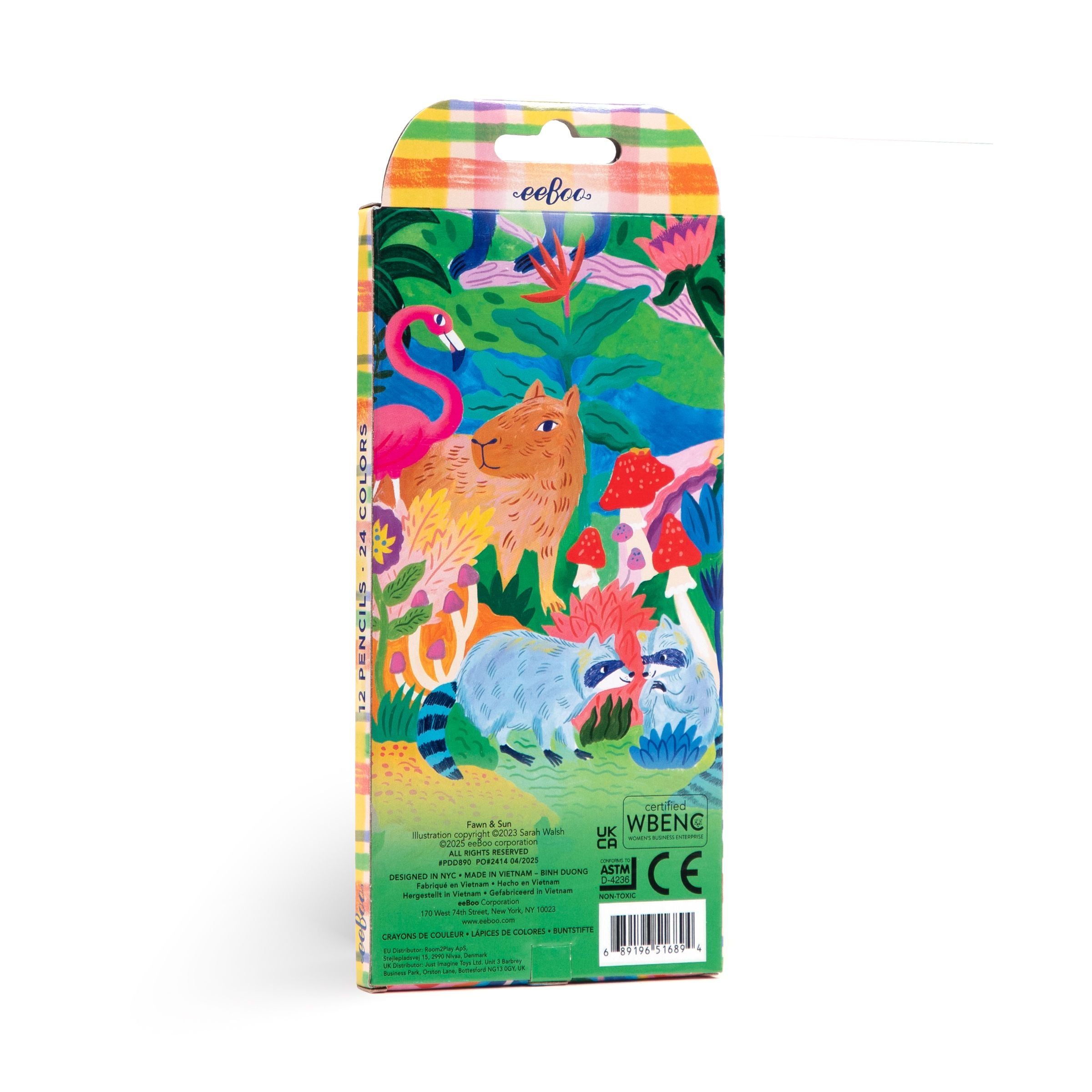 Fawn & Sun 12 Double Sided Color Pencils