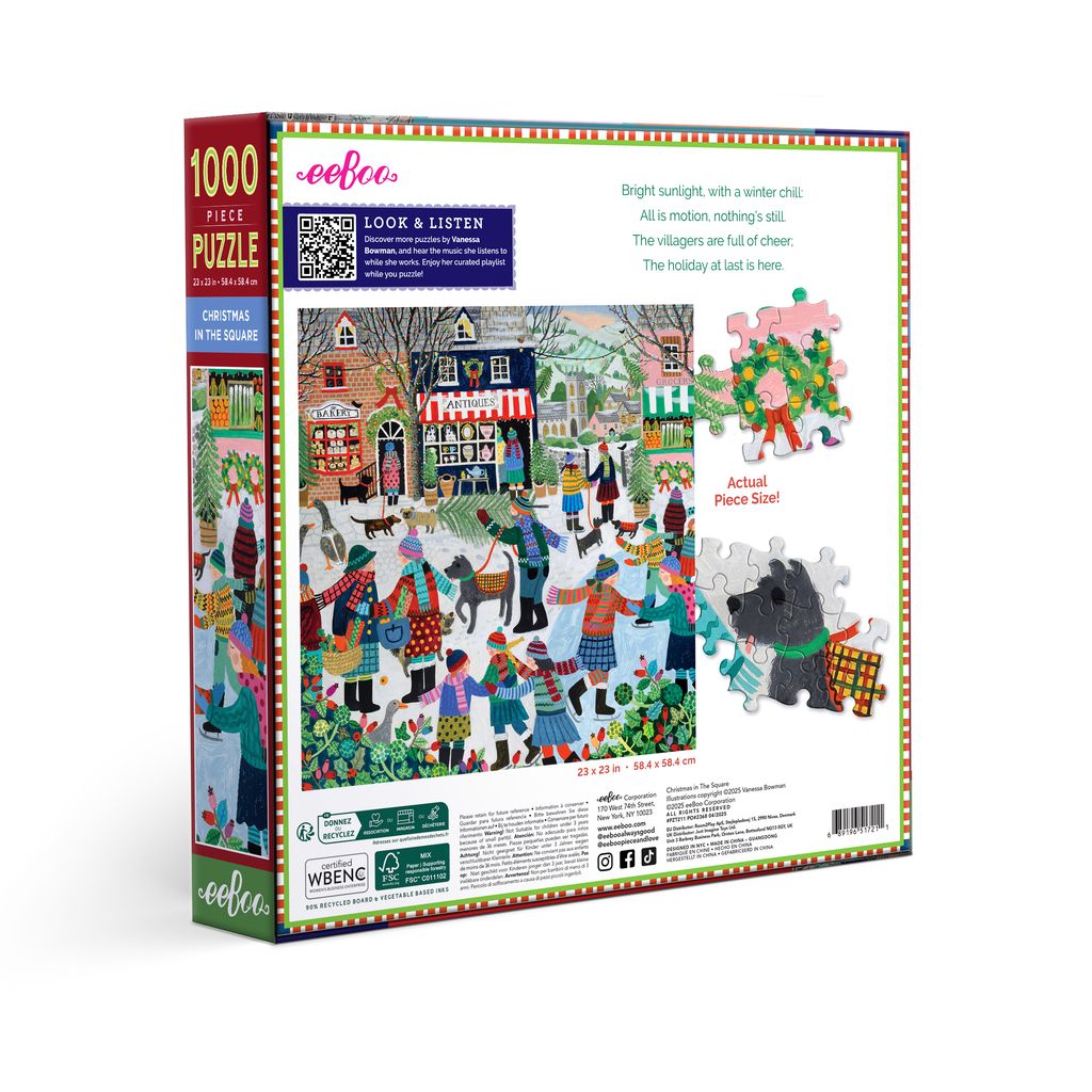 Christmas in the Square 1000 Piece Puzzle