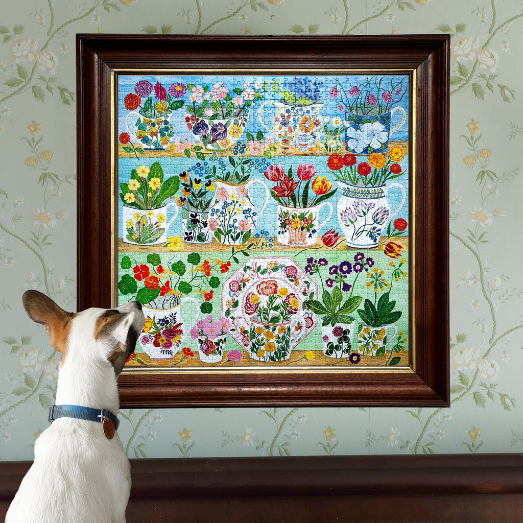 Floral Cupboard 1000 Piece Puzzle
