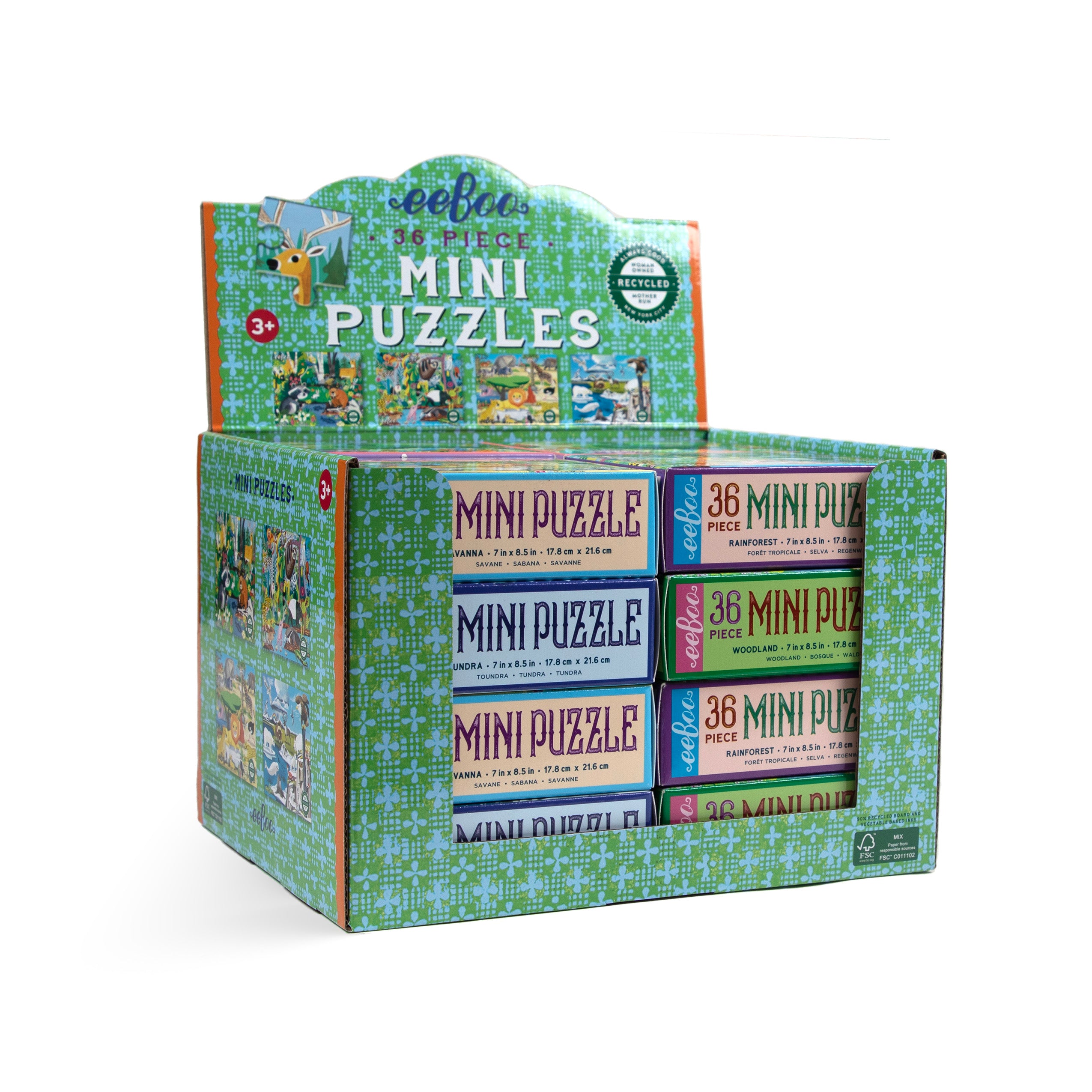 Wild Habitats Miniature Puzzle Assortment (16)