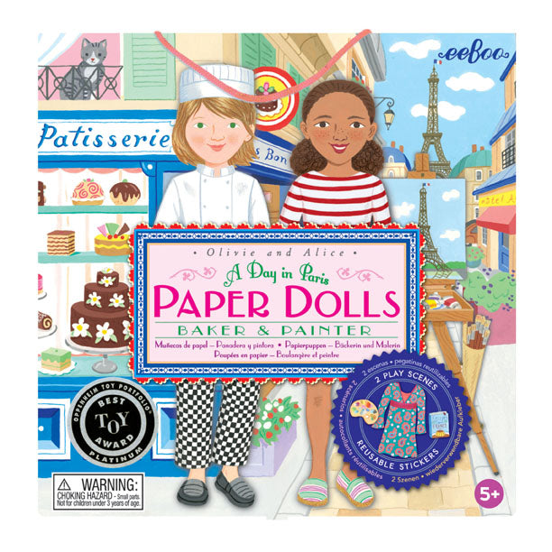 Paper Doll Assortment with Display
