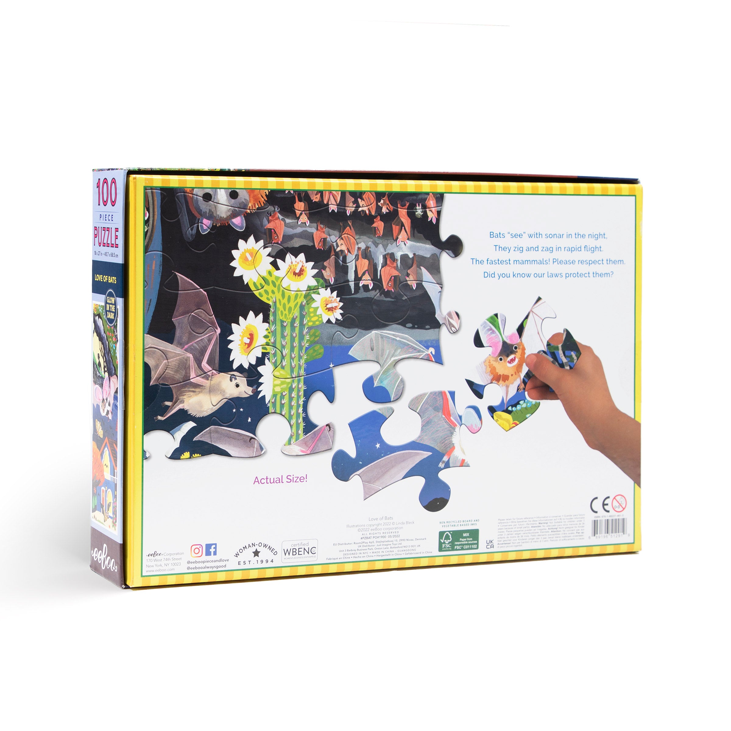 Love of Bats 100 Piece Puzzle