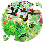 Hummingbirds 500 Piece Round Puzzle