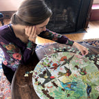 Hummingbirds 500 Piece Round Puzzle