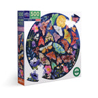 Moths 500pc Round Jigsaw Puzzle