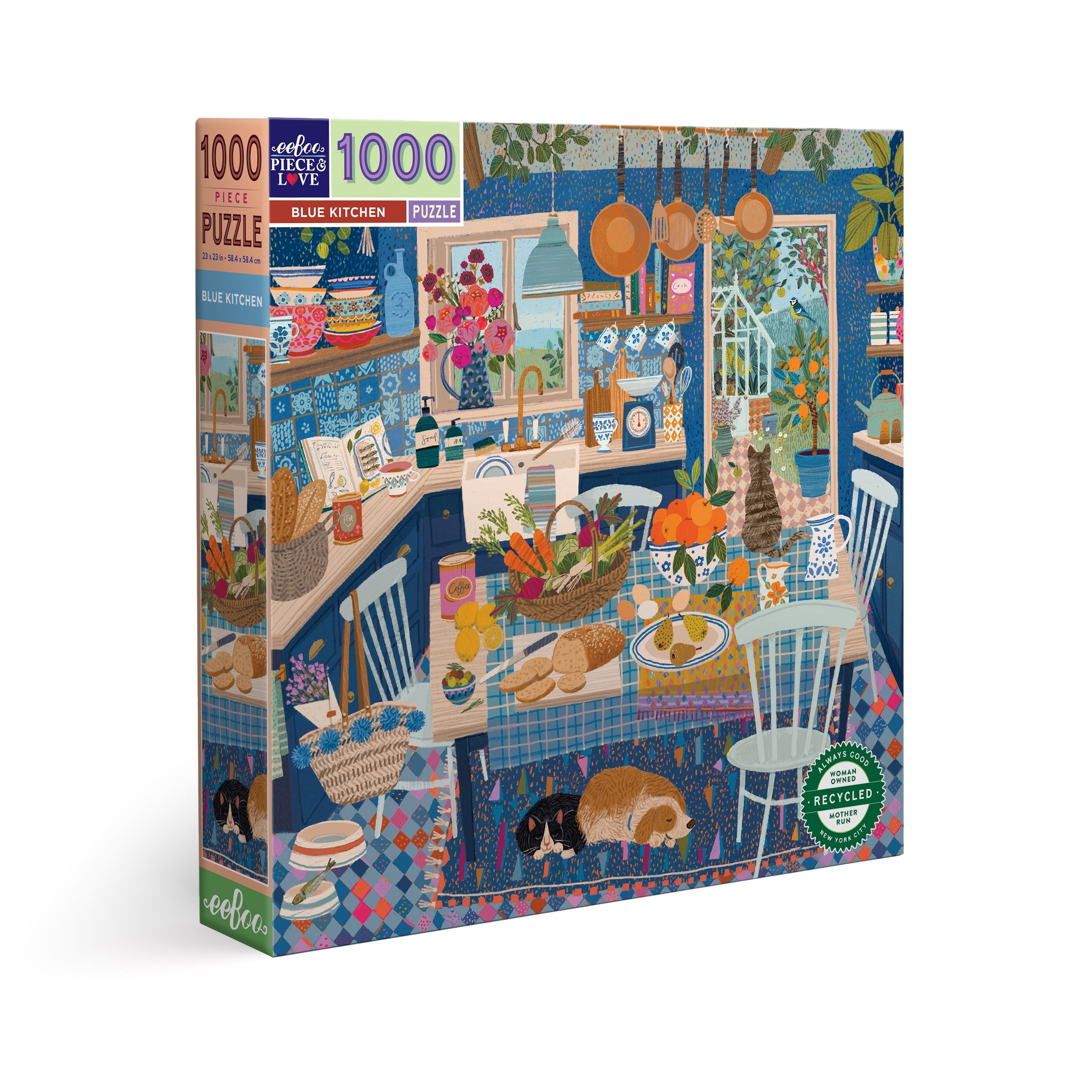 Blue Kitchen 1000 Pc Square
