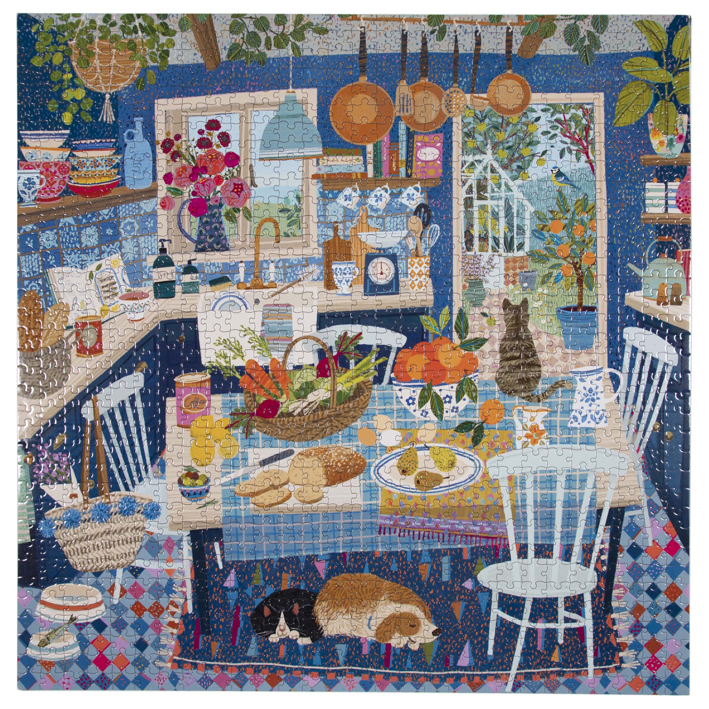 Blue Kitchen 1000 Piece Puzzle