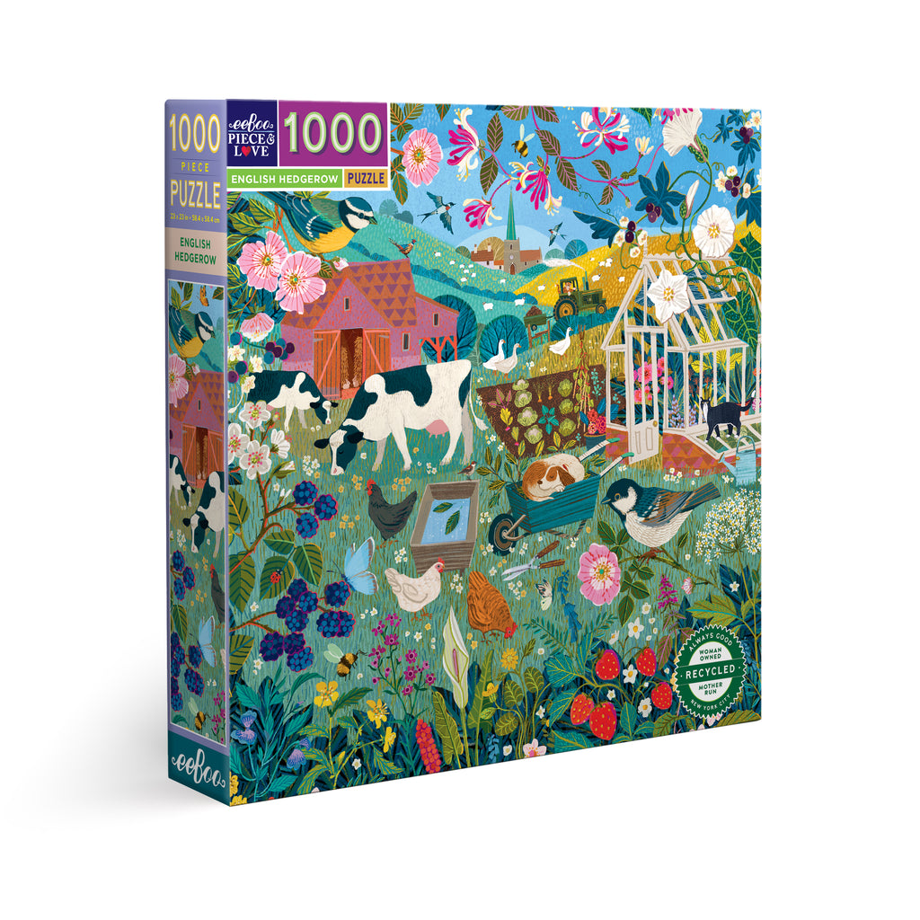 English Hedgerow 1000 Piece Puzzle