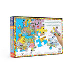 World Map 100 Piece Puzzle