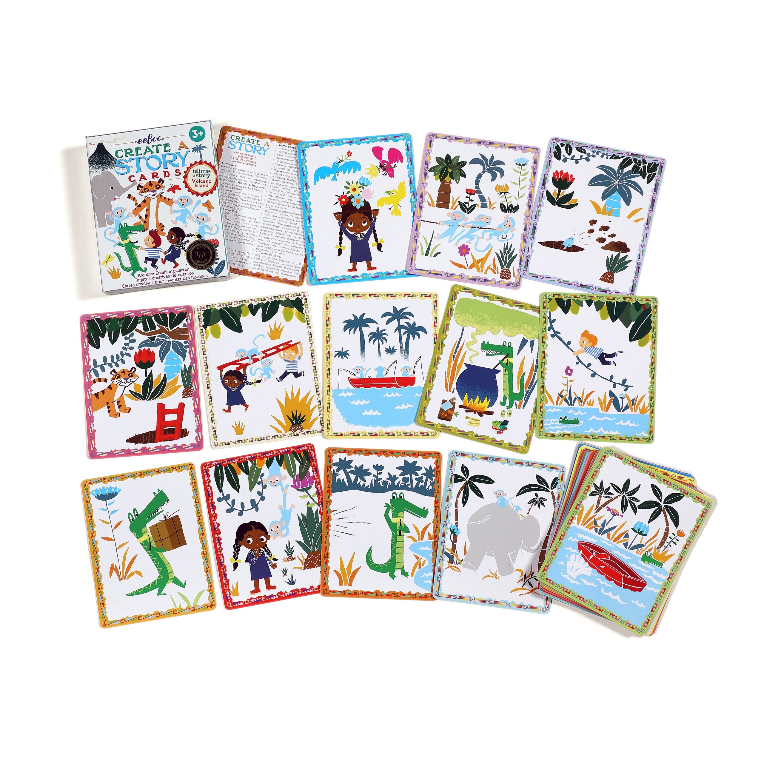 Volcano Island Create A Story Cards