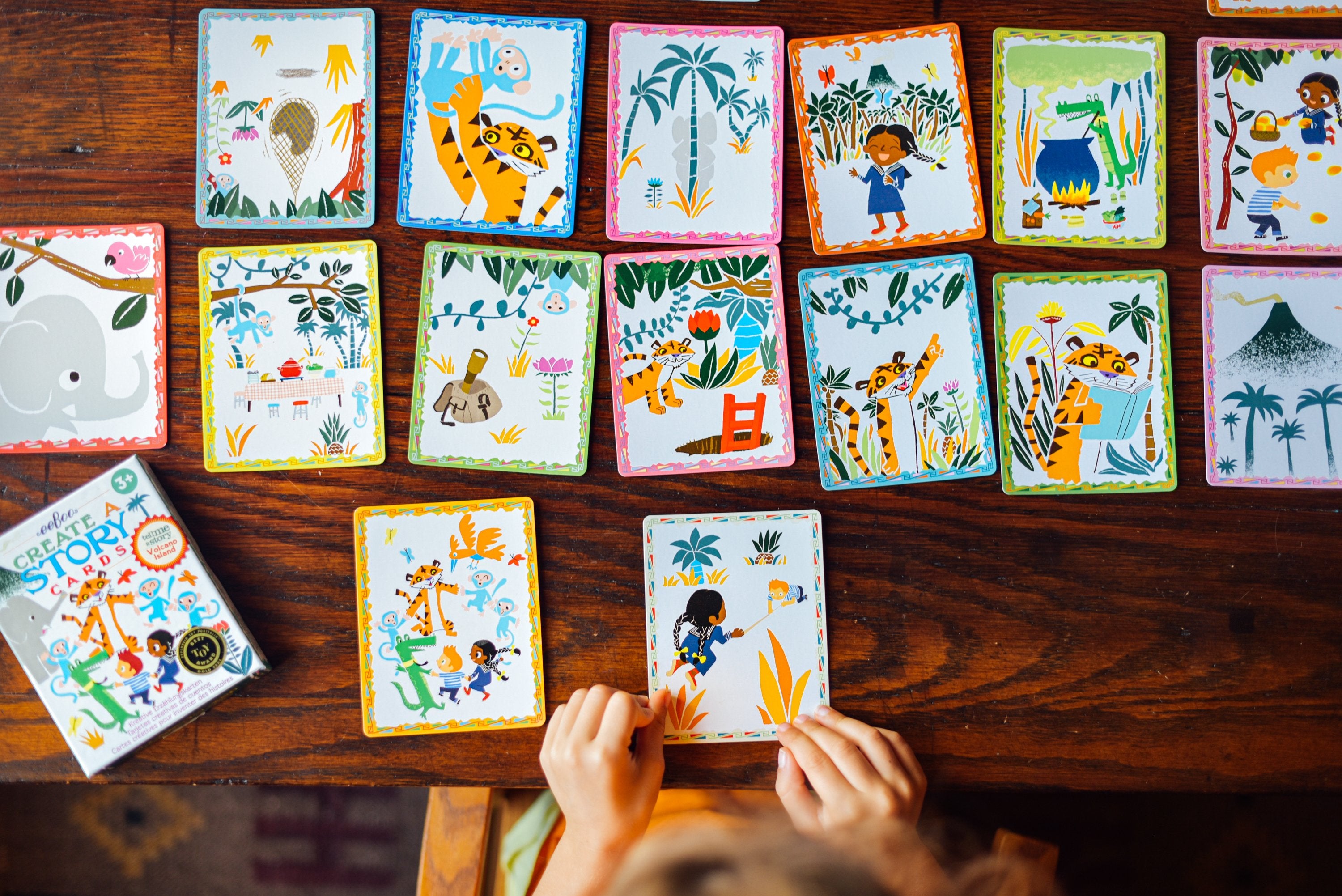 Volcano Island Create A Story Cards